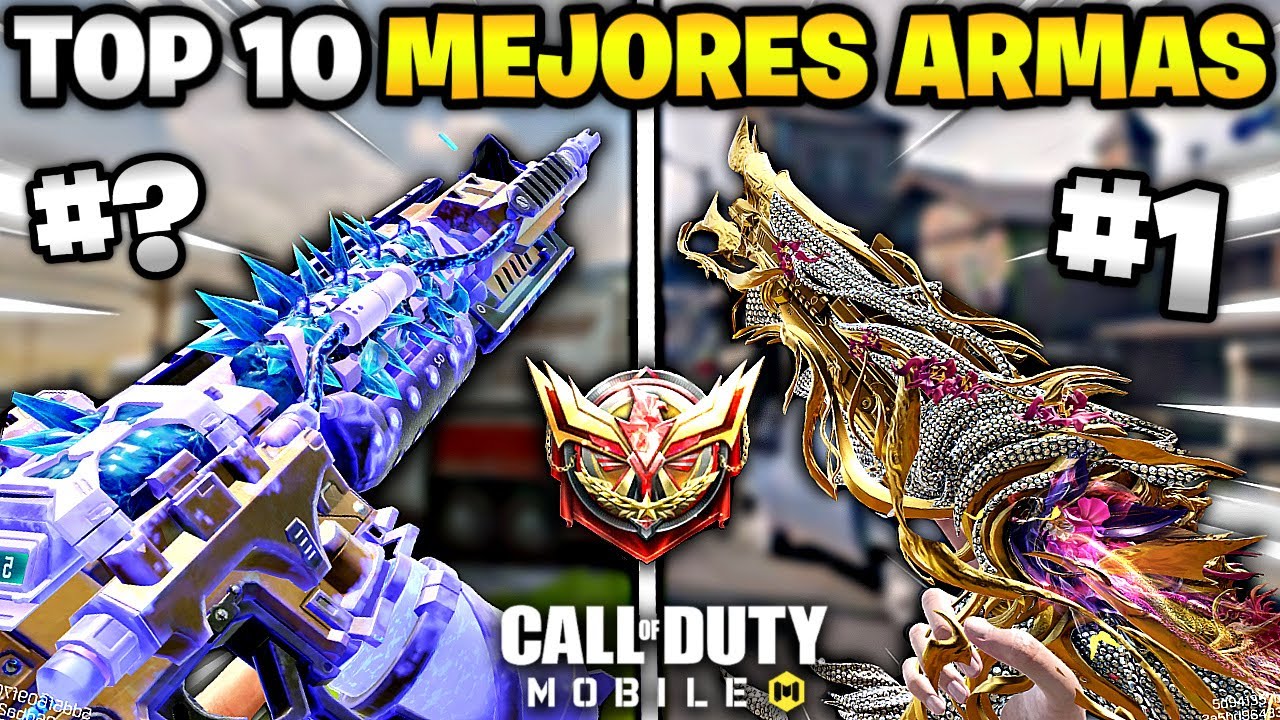 LAS 10 MEJORES ARMAS PARA RANKED EN LA NUEVA TEMPORADA DE COD MOBILE / NUEVA TEMPORADA 10 COD MOBILE
