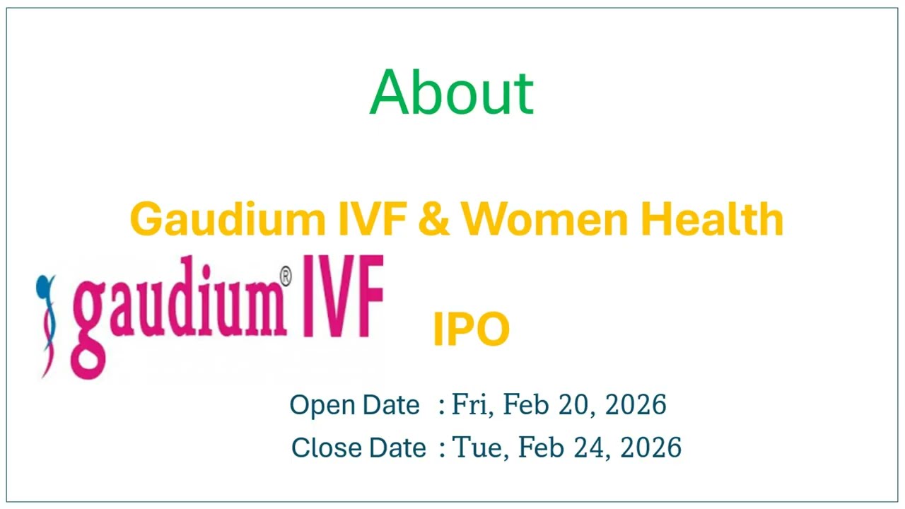 Gaudium IVF & Women Health IPO | Gaudium IVF IPO: Key Details Revealed | @OOOMediaTV