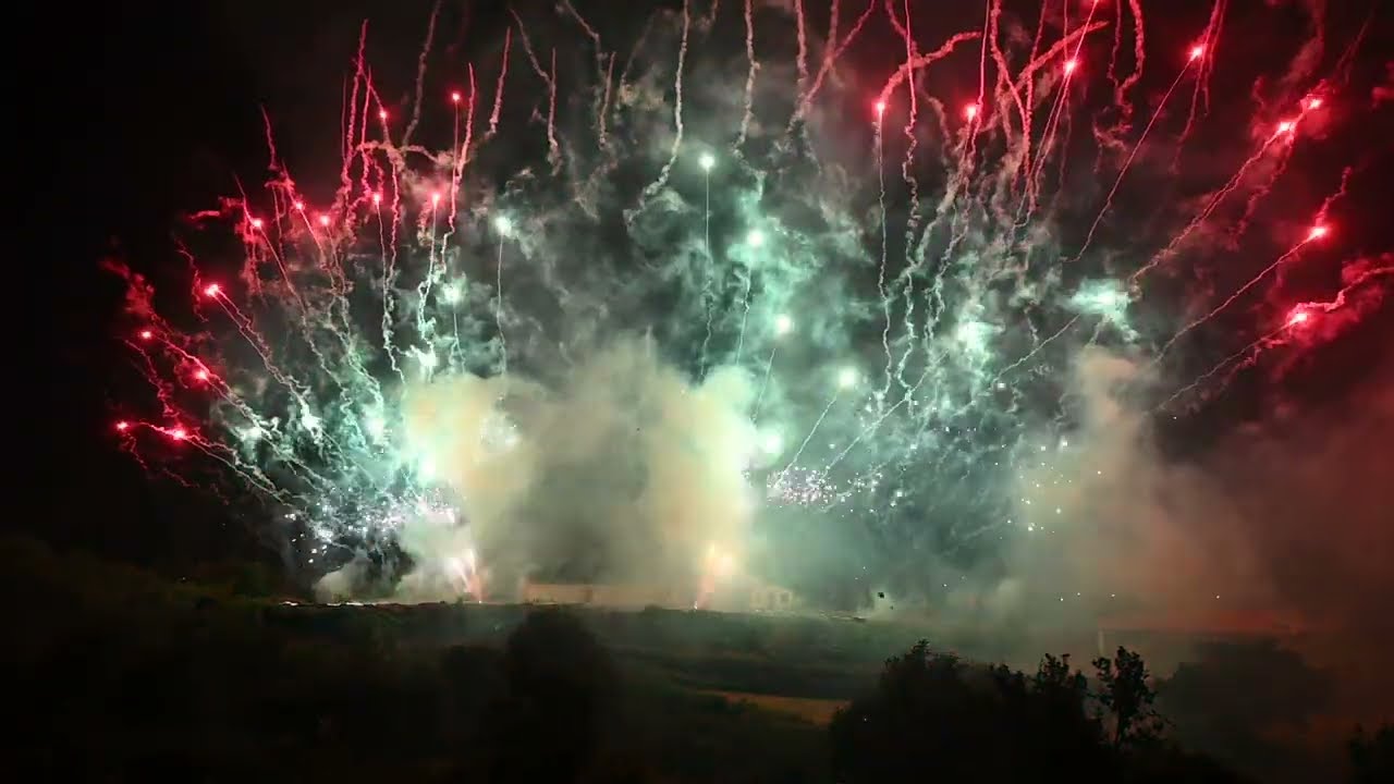 Nardodipace SAN ROCCO festa 2023 Spettacolo pirotecnico della ditta FA.SI.MA. da S.Venerina (CT)