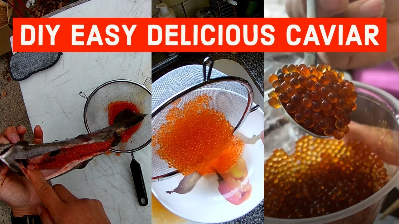 How to make Trout caviar