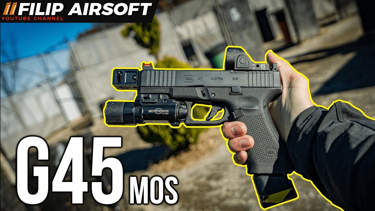 【サバゲー】G45MOSを使ってサバゲーしたよ（ドットサイトonピストルはかっこいい）【GUNNUT CRAFT WORKS】
