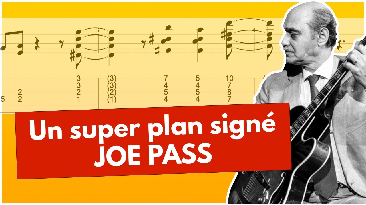 Un super plan de Joe Pass sur une bossa [ Lick 01 ]