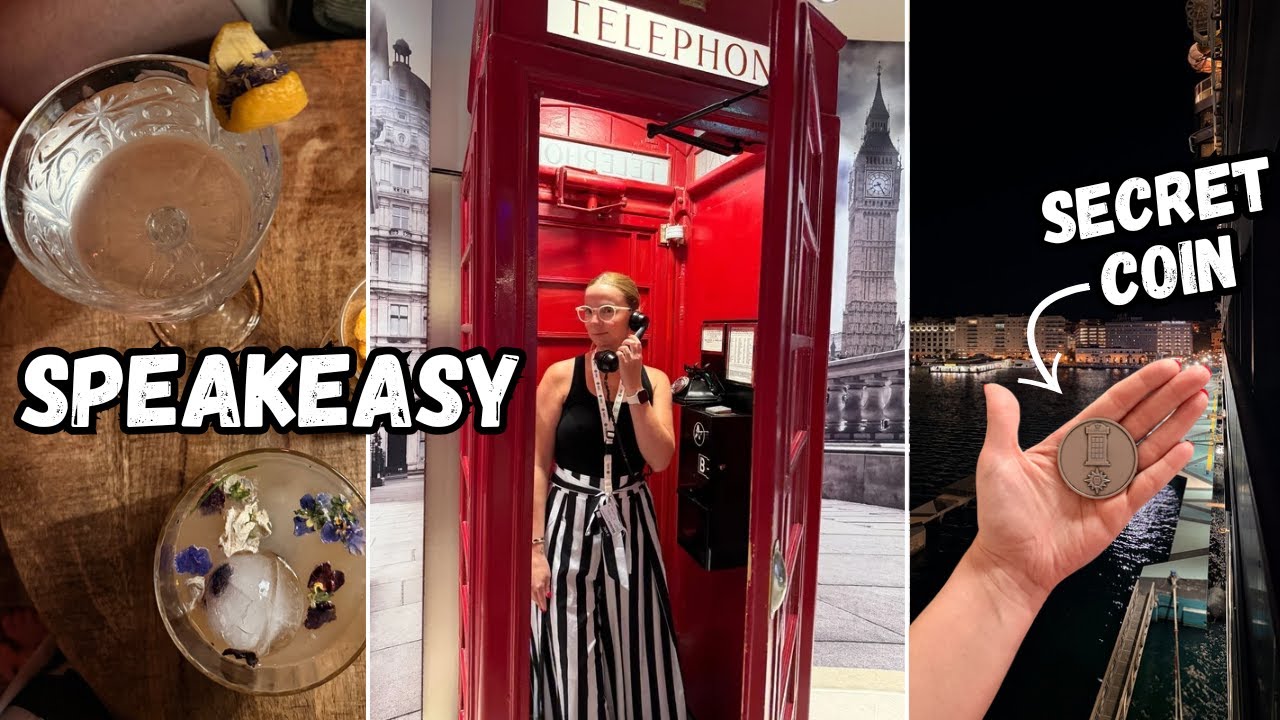 В ЭКСКЛЮЗИВНОМ Speakeasy на MSC World America 🤫 САМОЕ СЛОЖНОЕ «бронирование»! Круизный лаунж