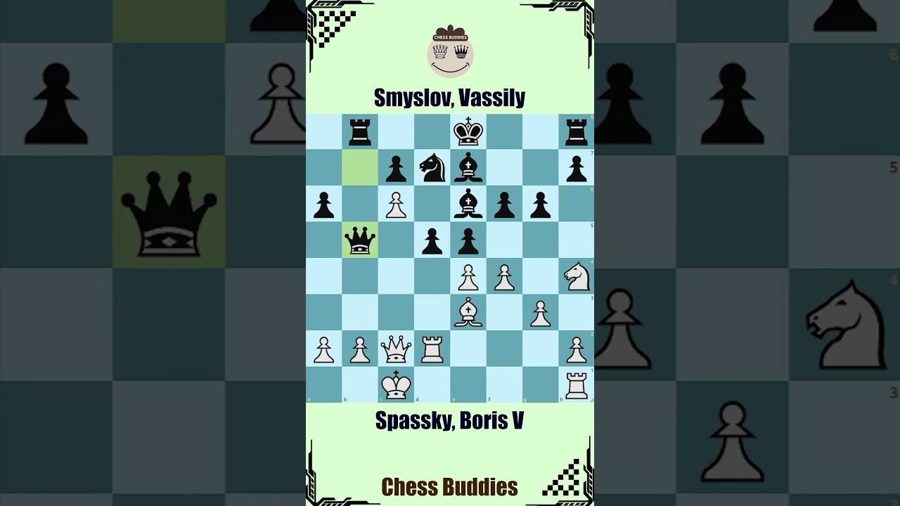 SPASSKY MATTERS || Spassky, Boris V vs Smyslov, Vassily || Leningrad-Moscow m, Moscow 1958