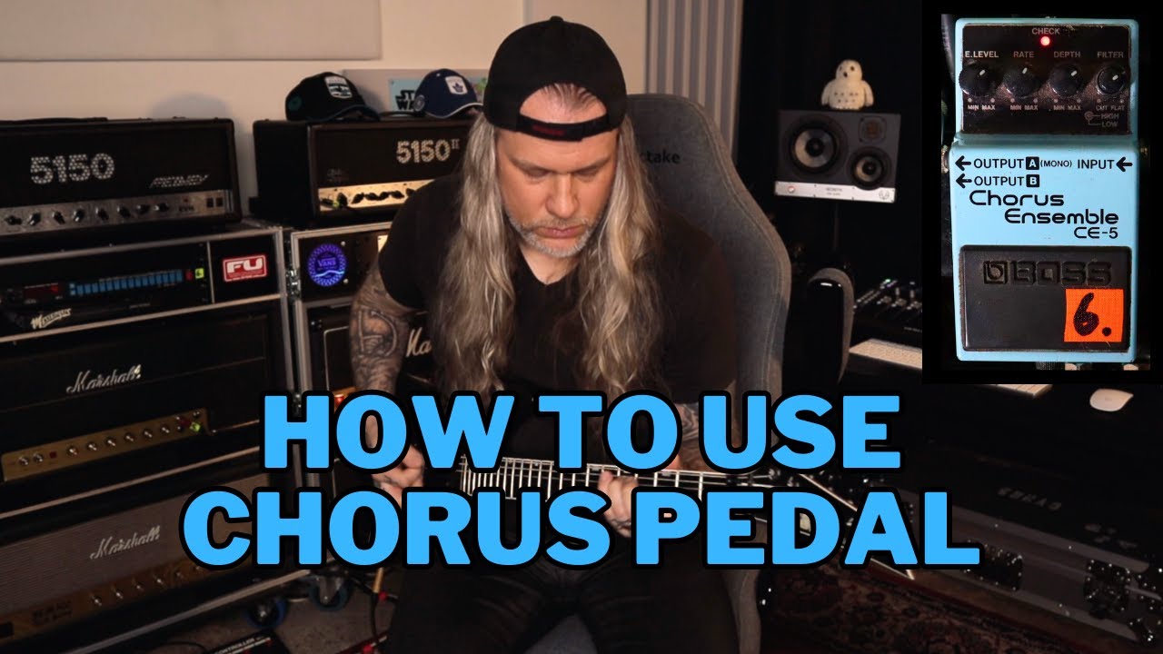 How To Use a CHORUS PEDAL with GUITAR AMPS.