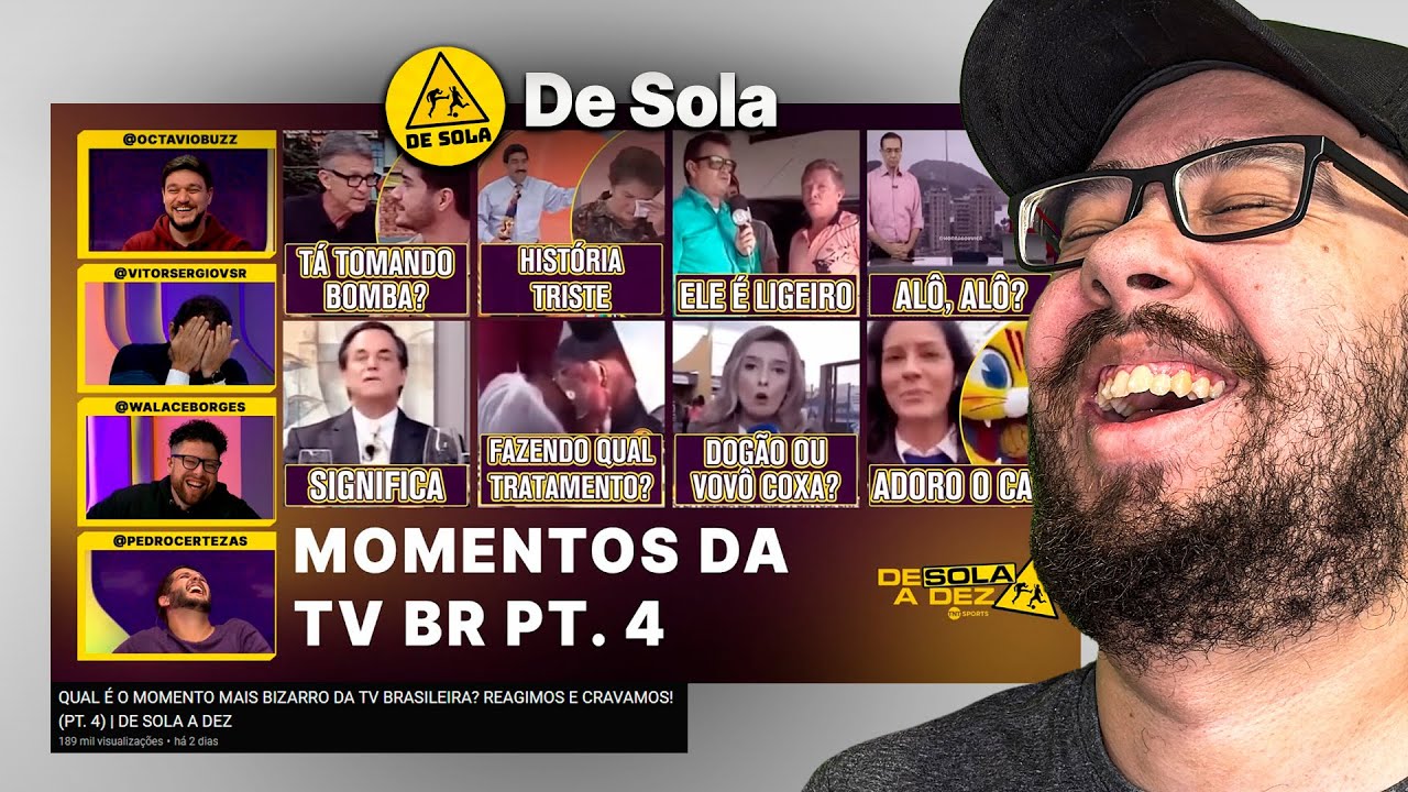 QUAL &Eacute; O MOMENTO MAIS BIZARRO DA TV BRASILEIRA? PT.4 - REACT DE SOLA A DEZ