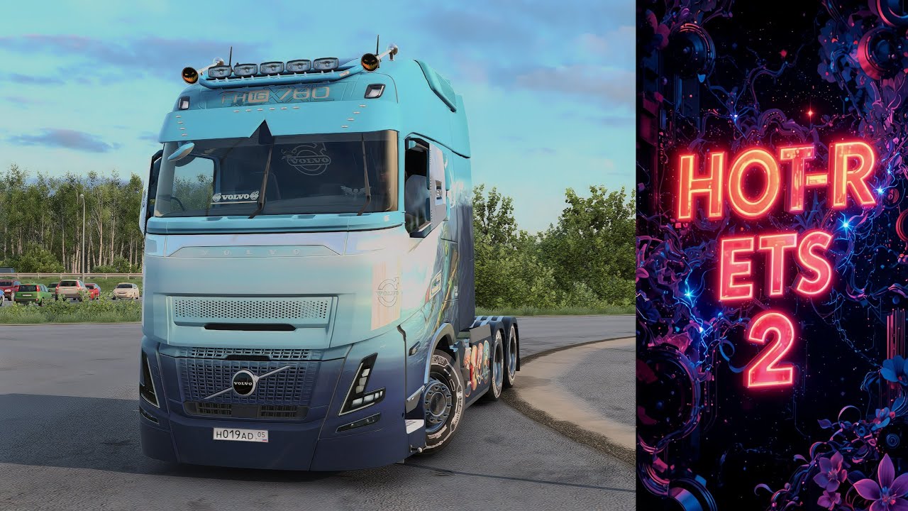 🚚ETS 2: ДОРОЖНАЯ МЕДИТАЦИЯ | Ночь, дождь и бесконечная трасса. Санта Барбара #348 ✅😎