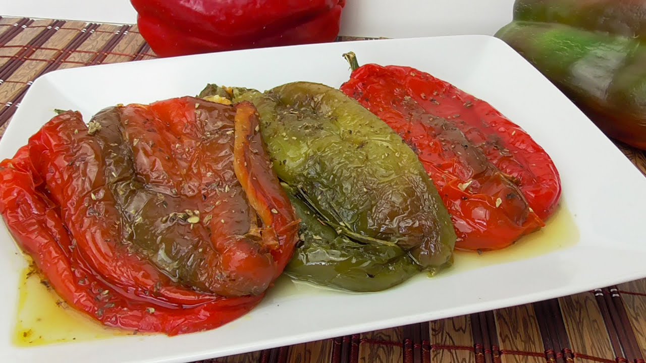 PIMIENTOS en MICROONDAS - Alternativa a los PIMIENTOS ASADOS