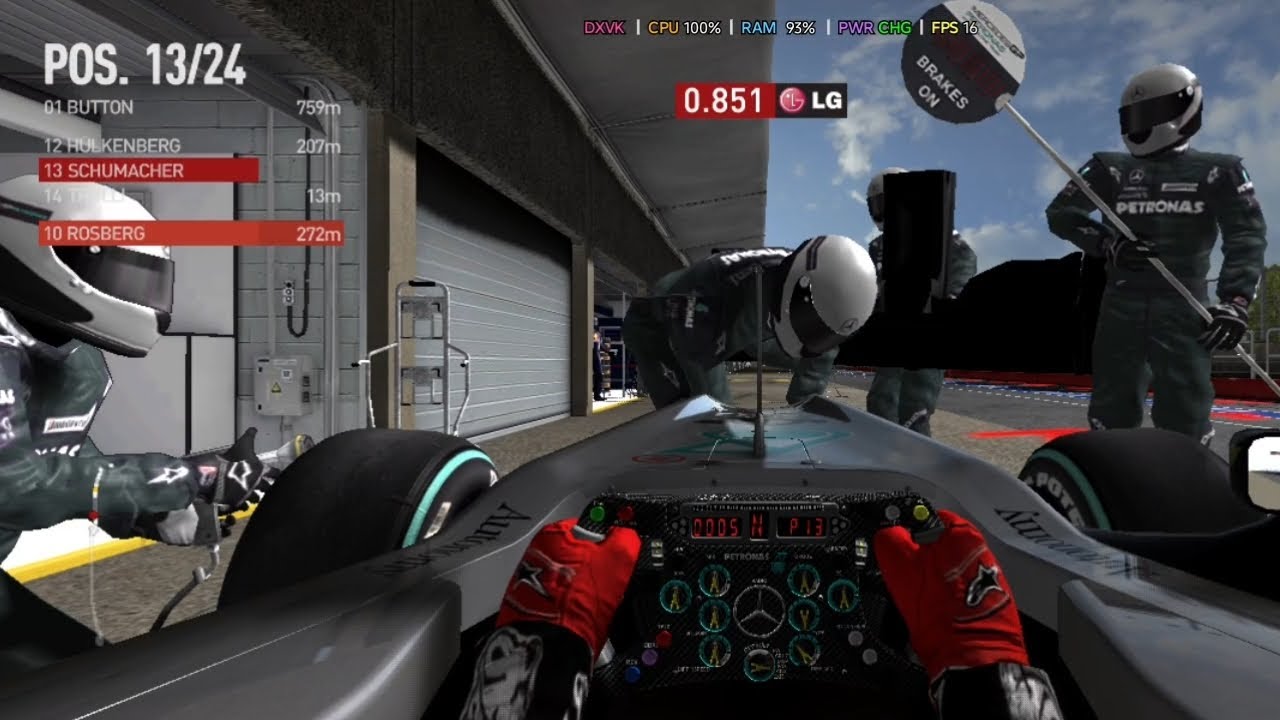 F1 2010 Remastered Full setup tutorial how to play on android gamehub 5.1.0 maligpu 