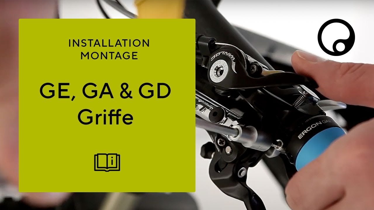 Ergon GE1, GA2 & GD1 Gravity-Griffe montieren