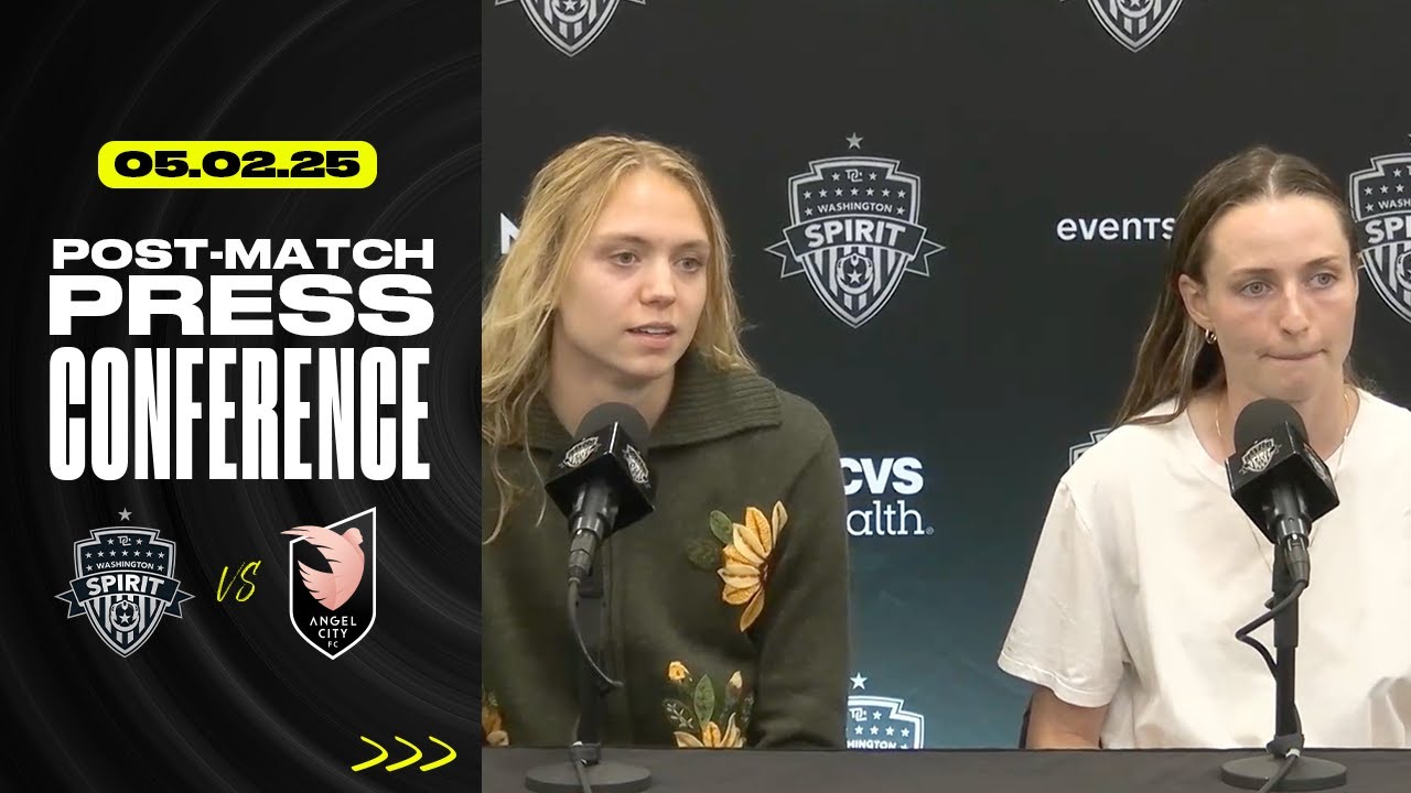 Gabby Carle and Esme Morgan | Post-Match Press Conference vs. Angel City FC | 05.02.25