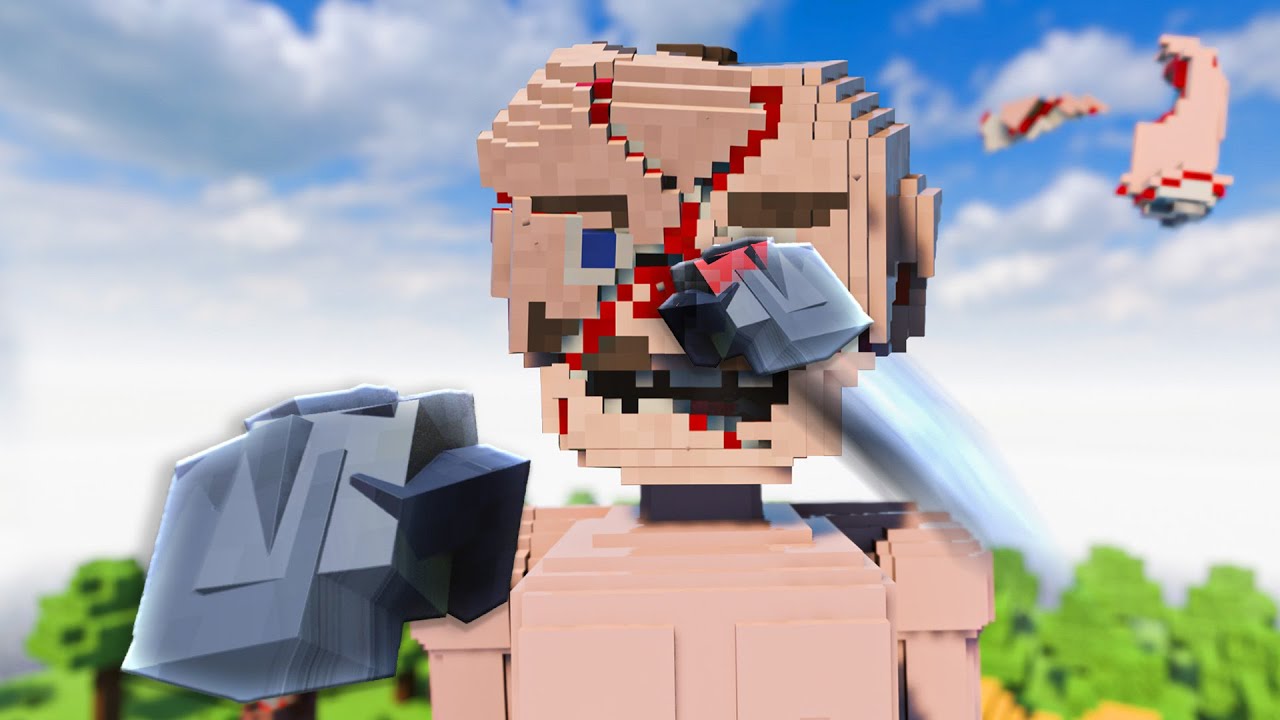 Titanium Gauntlets Vs Giant Humans and Monsters in Teardown Mods