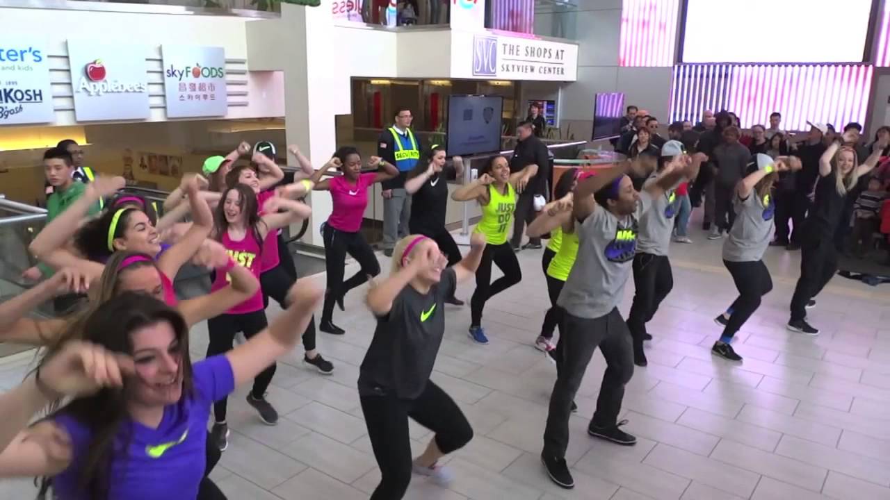 Flash Mob for Nike at SkyView Center Mall