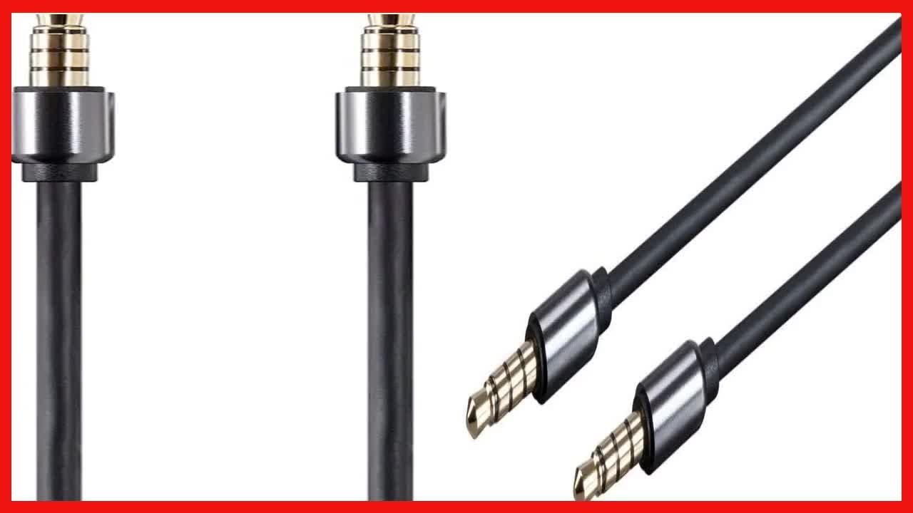 Great product -  Monoprice Onyx Series Auxiliary 3.5mm TRRS Audio & Microphone Cable, 6ft - (118633)
