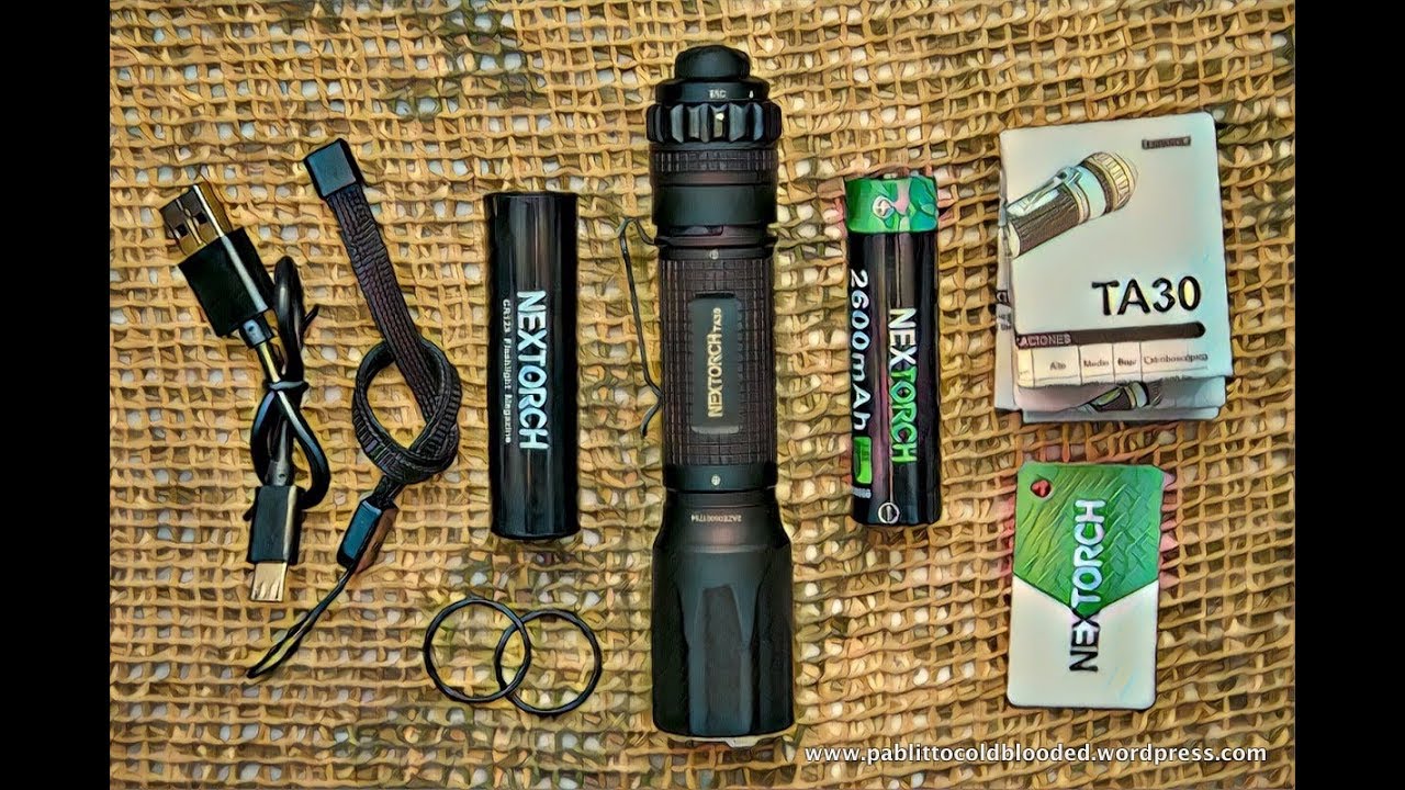 Unboxing, Review & Beamshots: Nextorch TA30 2019 1300 Lumens Tactical Flashlight.