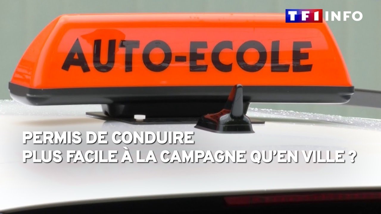 Permis de conduire : plus facile à la campagne qu'en ville ?