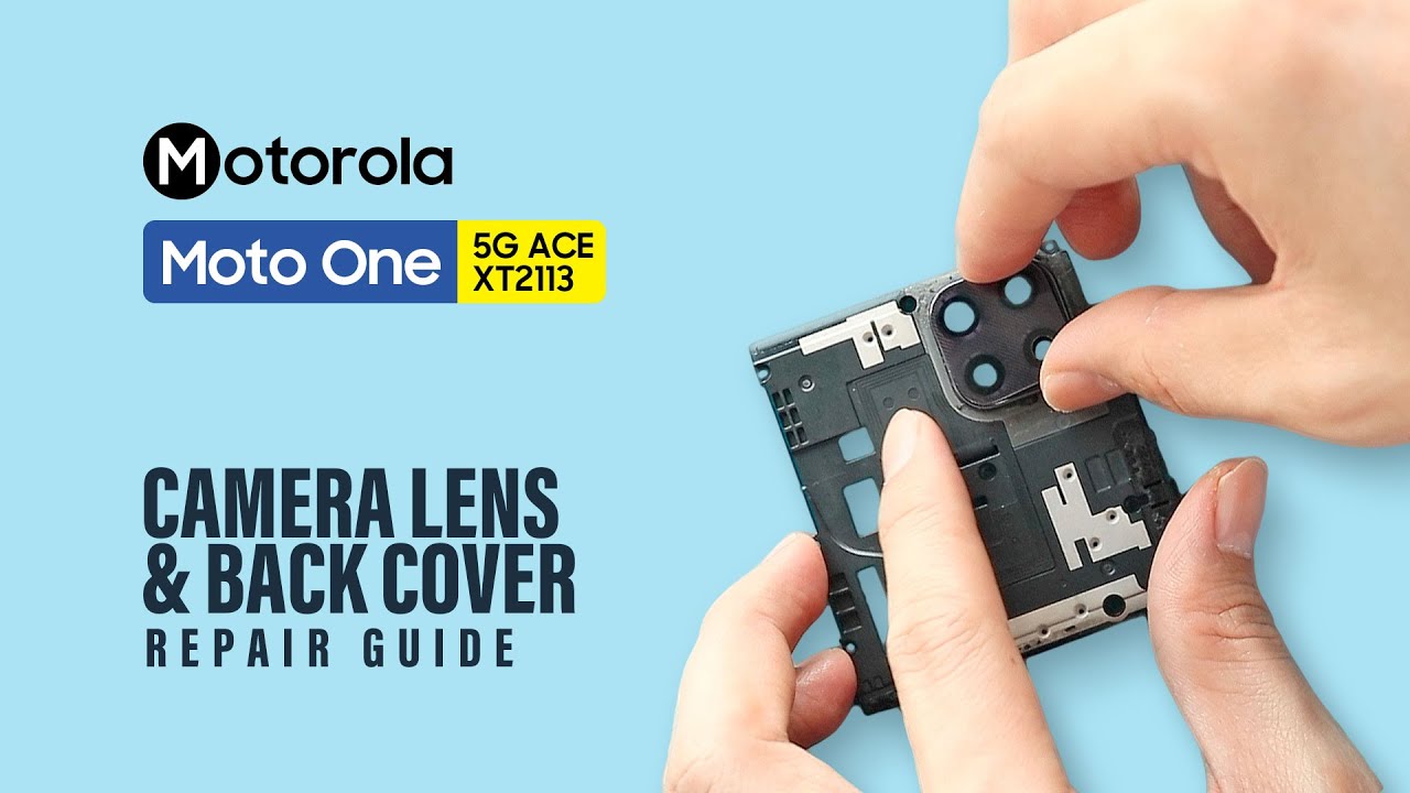 Motorola Moto One 5G ACE Camera Lens Glass & Back Cover Replacement