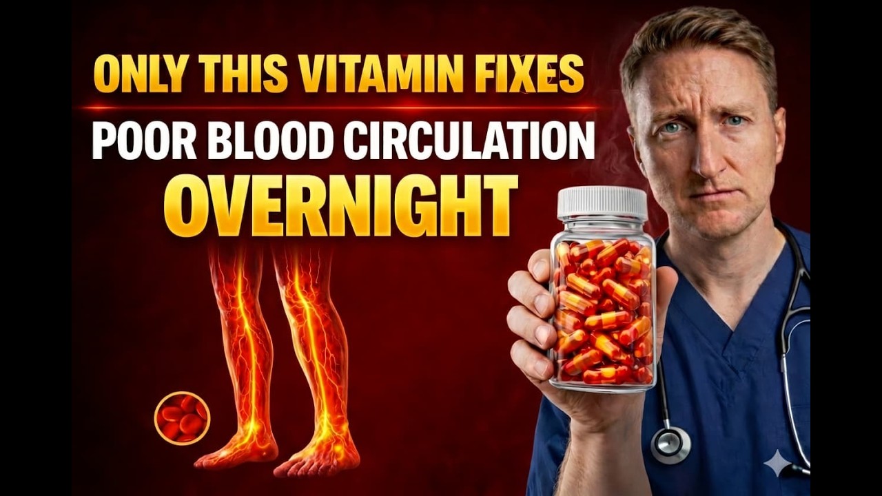 THIS VITAMIN Boosts Blood Flow in Your Legs Overnight