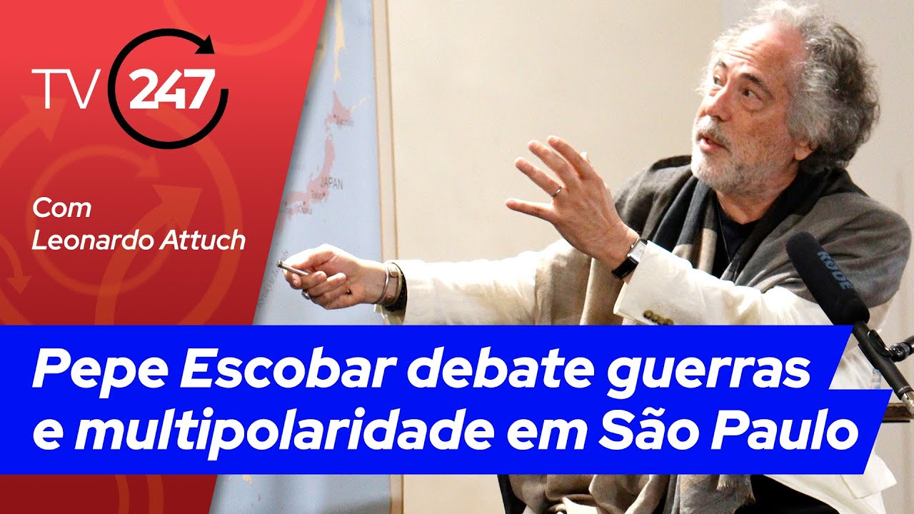 Pepe Escobar debate guerras e multipolaridade em São Paulo