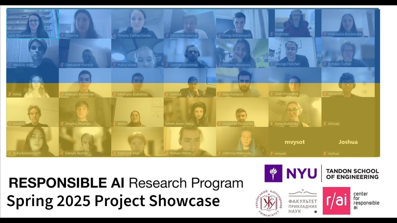 Responsible AI for Ukraine Spring 2025 Project Showcase