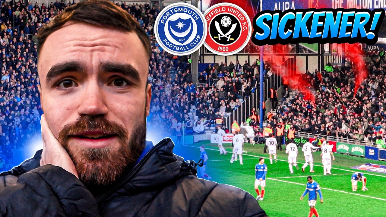 UTTER DEVASTATION AFTER 90TH MINUTE WINNER 🫠 | POMPEY 0-1 SHEFFIELD UNITED