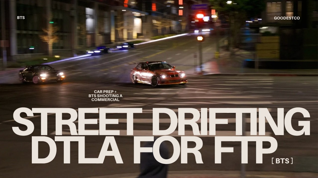 Drifting in the Streets of Downtown LA for FTP and Vans