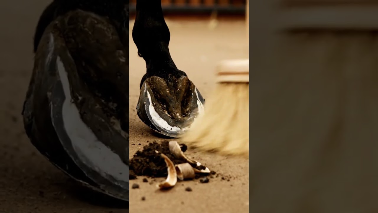Hoof Cutting + Mud Cleaning Compilation | Satisfying Farrier ASMR