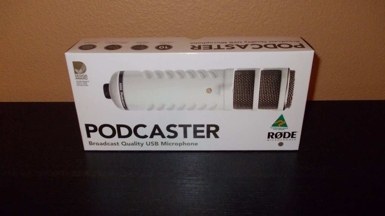 Rode Podcaster против 4 конденсаторных микрофонов
