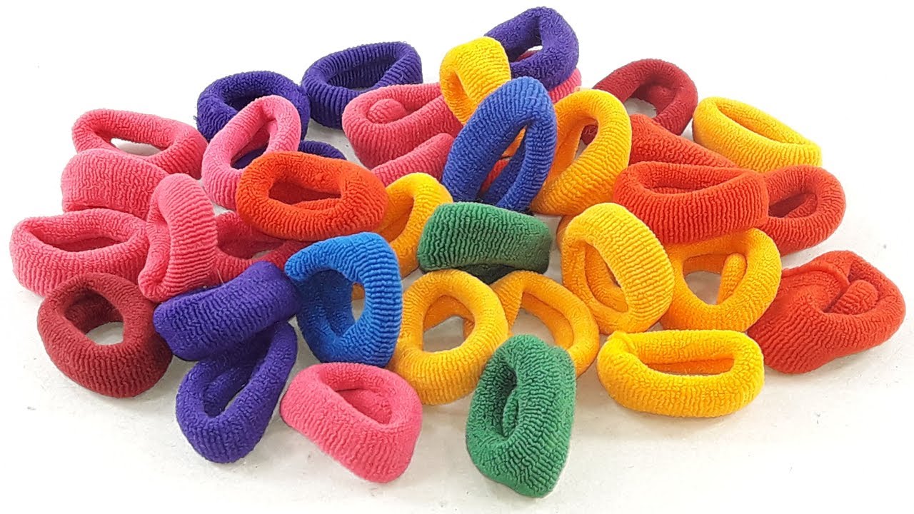 amazing decorating idea Out off Hair rubber band | DIY art and craft | DIY HOME DECO