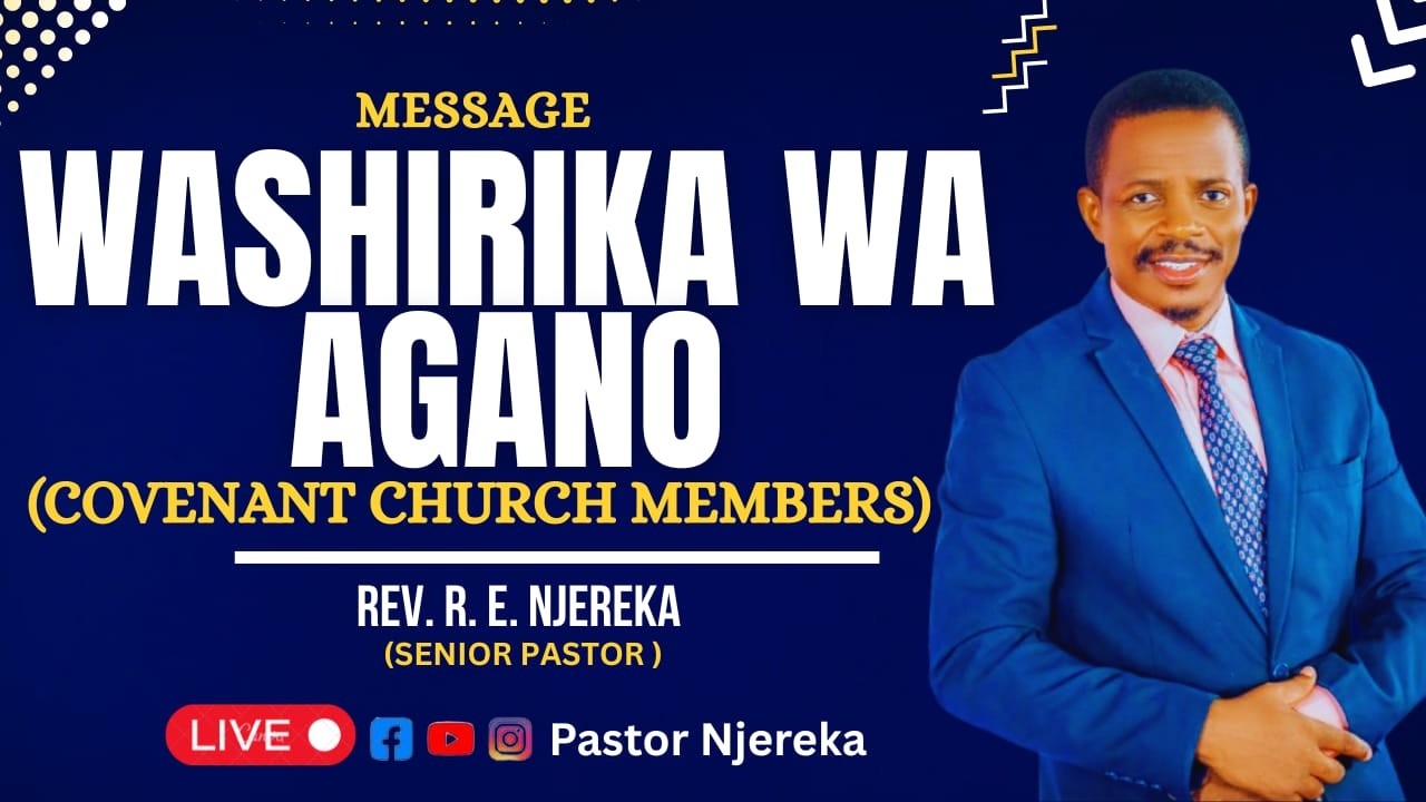 KUWA WASHIRIKA WA AGANO | ECC MBEZI LUIS |NA MCHUNGAJI REUBEN NJEREKA