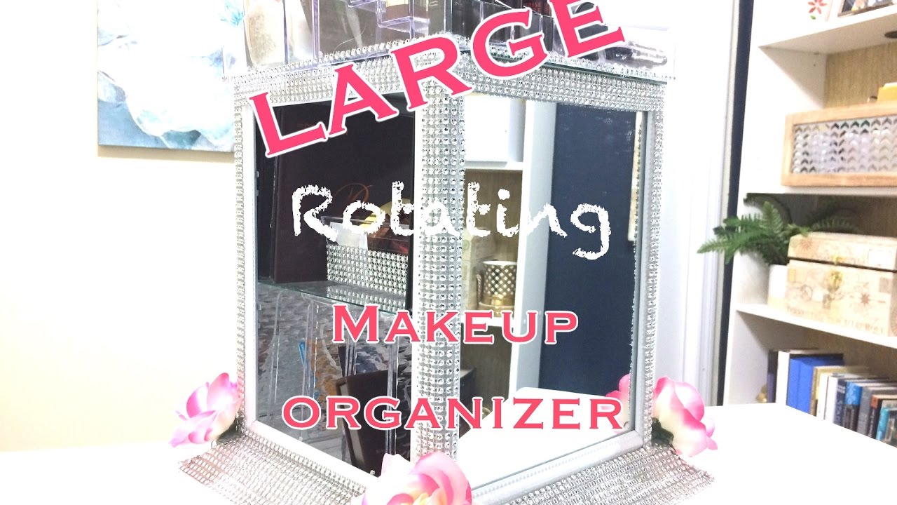 LARGE GLAM Makeup Organizer|Dollar Tree!!