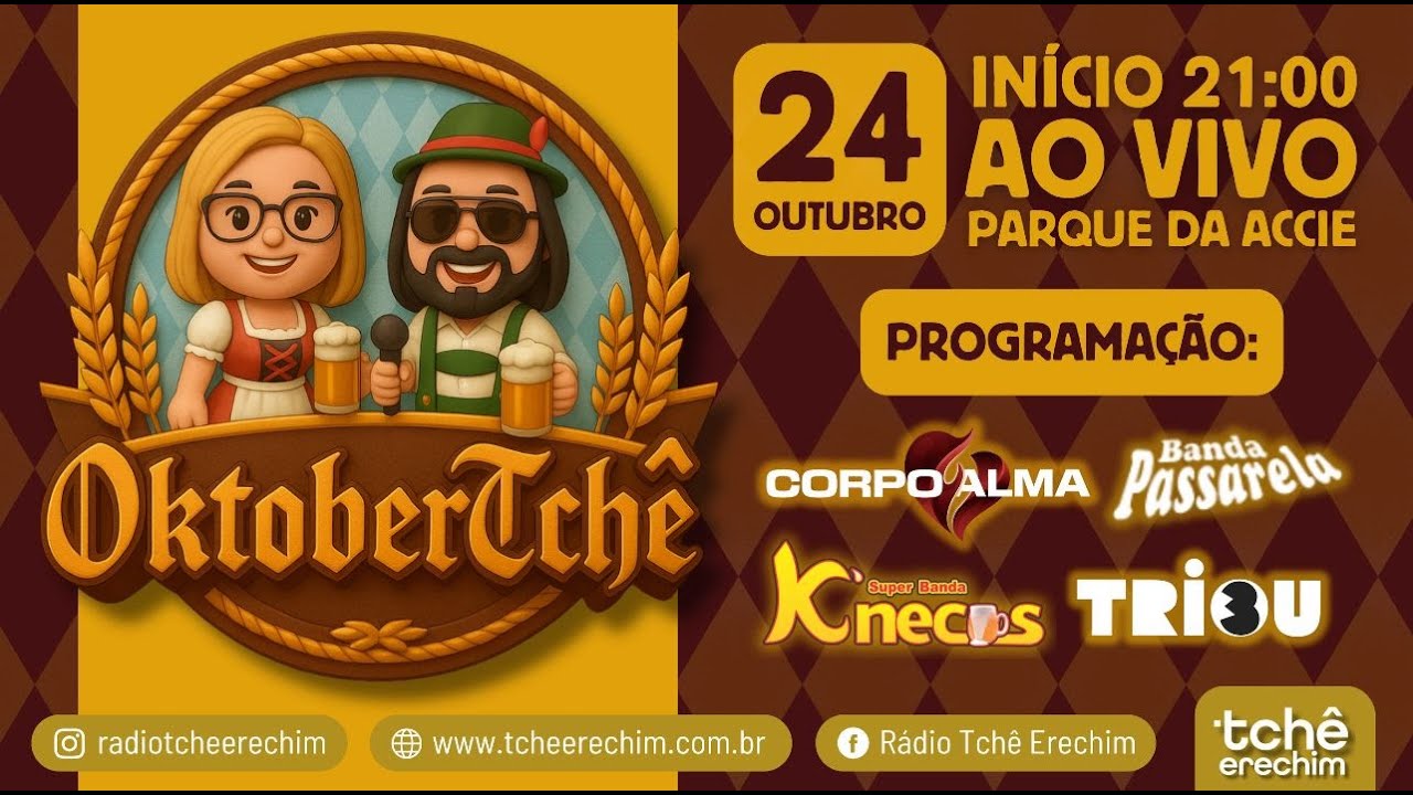 OKTOBERFEST ERECHIM 2025 - OKTOBERTCHÊ - 1º NOITE