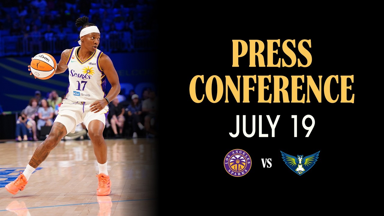 LA Sparks Basketball | Postgame Press Conference vs. Dallas Wings 7.19.26