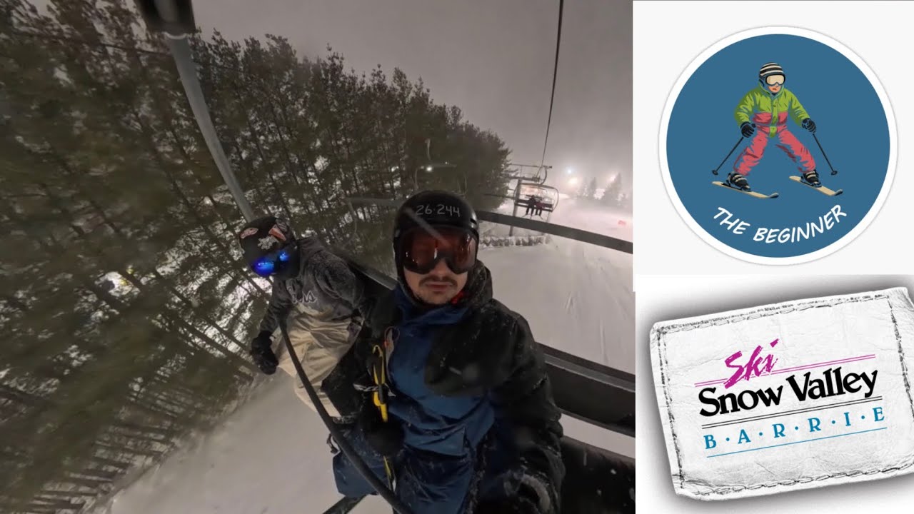 Beginner Skiing at Snow Valley | First Time on Skis! ⛷️
