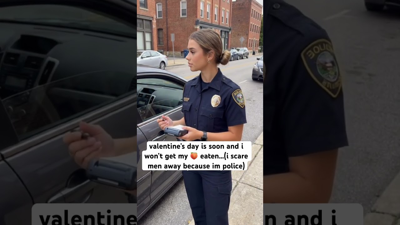 SAD truth💔ever since i became a cop i get 0 male attention🙄 #shorts #police #girl #viral #trending