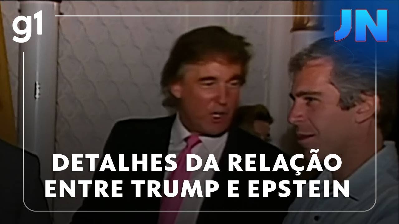 Jornal Nacional: Mensagens revelam detalhes da relação entre Trump e Jeffrey Epstein