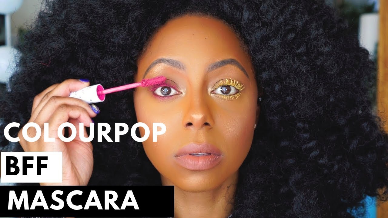 NEW!! COLOURPOP BFF MASCARA! SWATCHES + REVIEW | Jessica Pettway