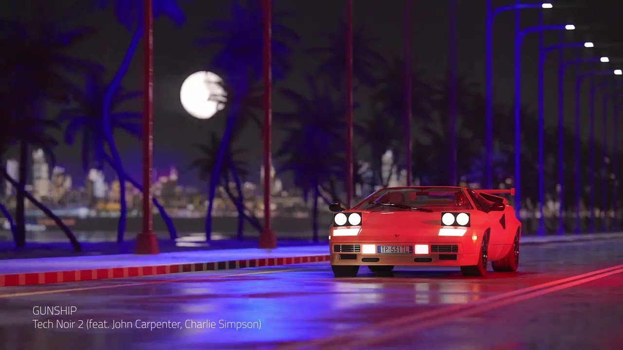 GUNSHIP - Tech Noir 2 (feat. John Carpenter, Charlie Simpson) 🎤🎷