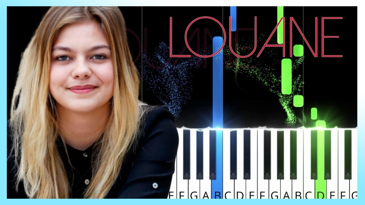 Louane & Grand Corps Malade - Derrière le Brouillard - Easy Piano Tutorial with Sheet Music