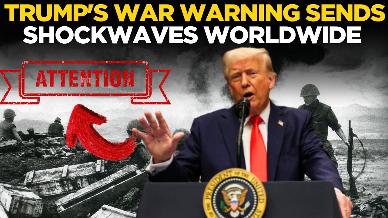 Donald Trump Live | US President Trump Makes HUGE 'War' Strategy Shocks Everyone | US News LIVE