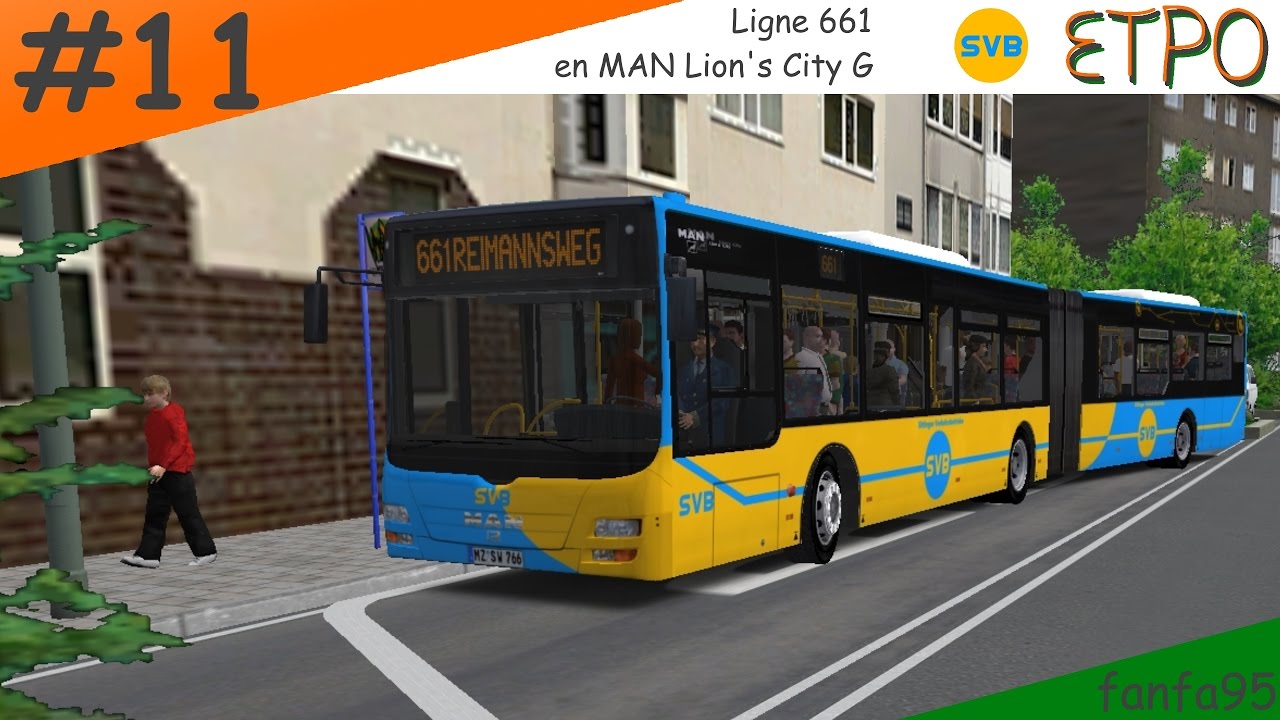 Let's Play OMSI 2 #11 : Sittingen, Ligne 661 en MAN Lion's City G