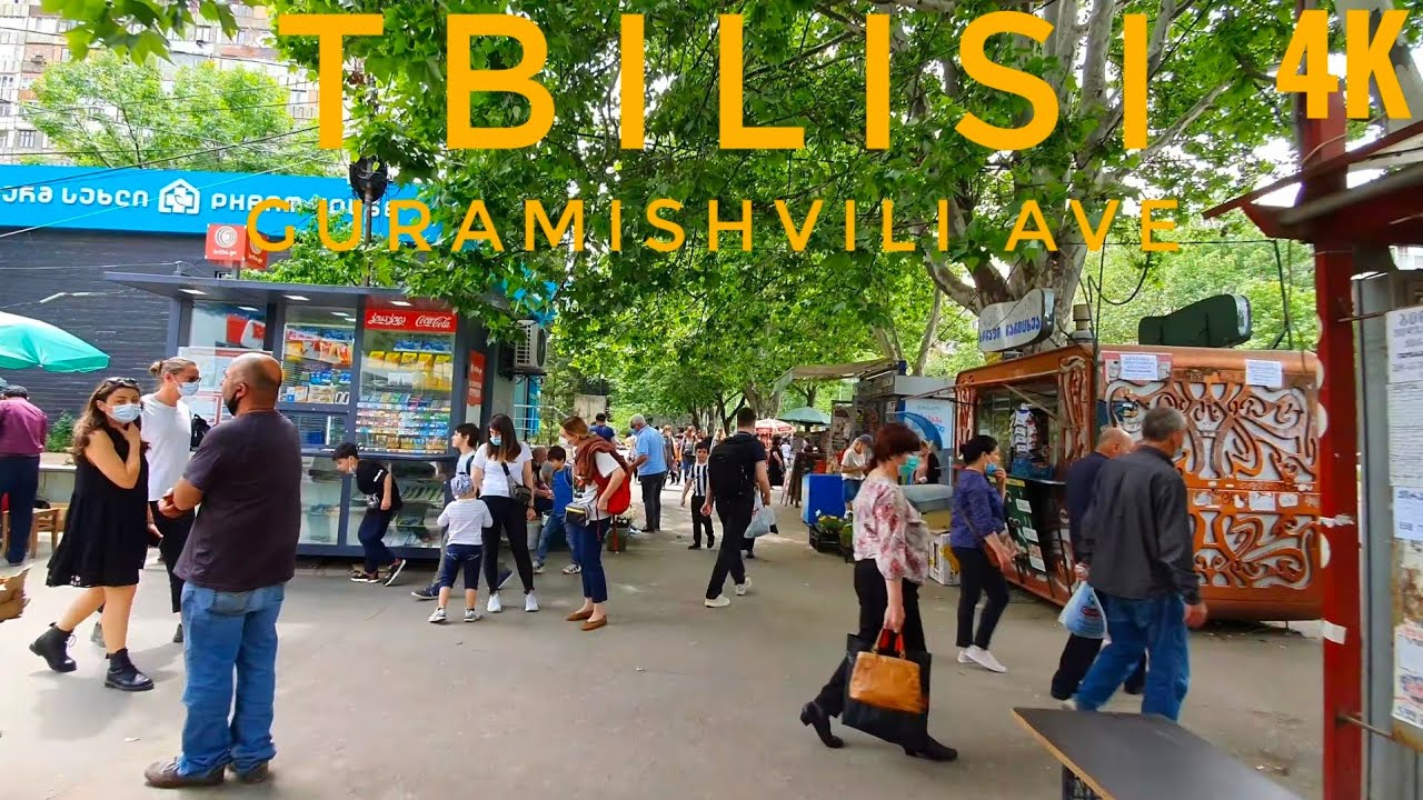 【4K】Walking in Georgia, Tbilisi / Guramishvili Ave / Part 2 /
