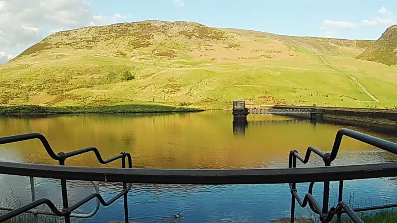 Walk With Us|ASMR| Peak District Dove Stone Reservoir Virtual Tour | UK Sunny Day