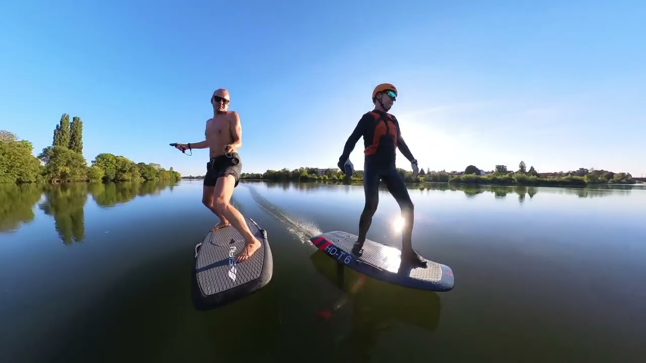 Audi E-Tron Foil vs. Sifly Raider eco+ efoil  - just cruising together