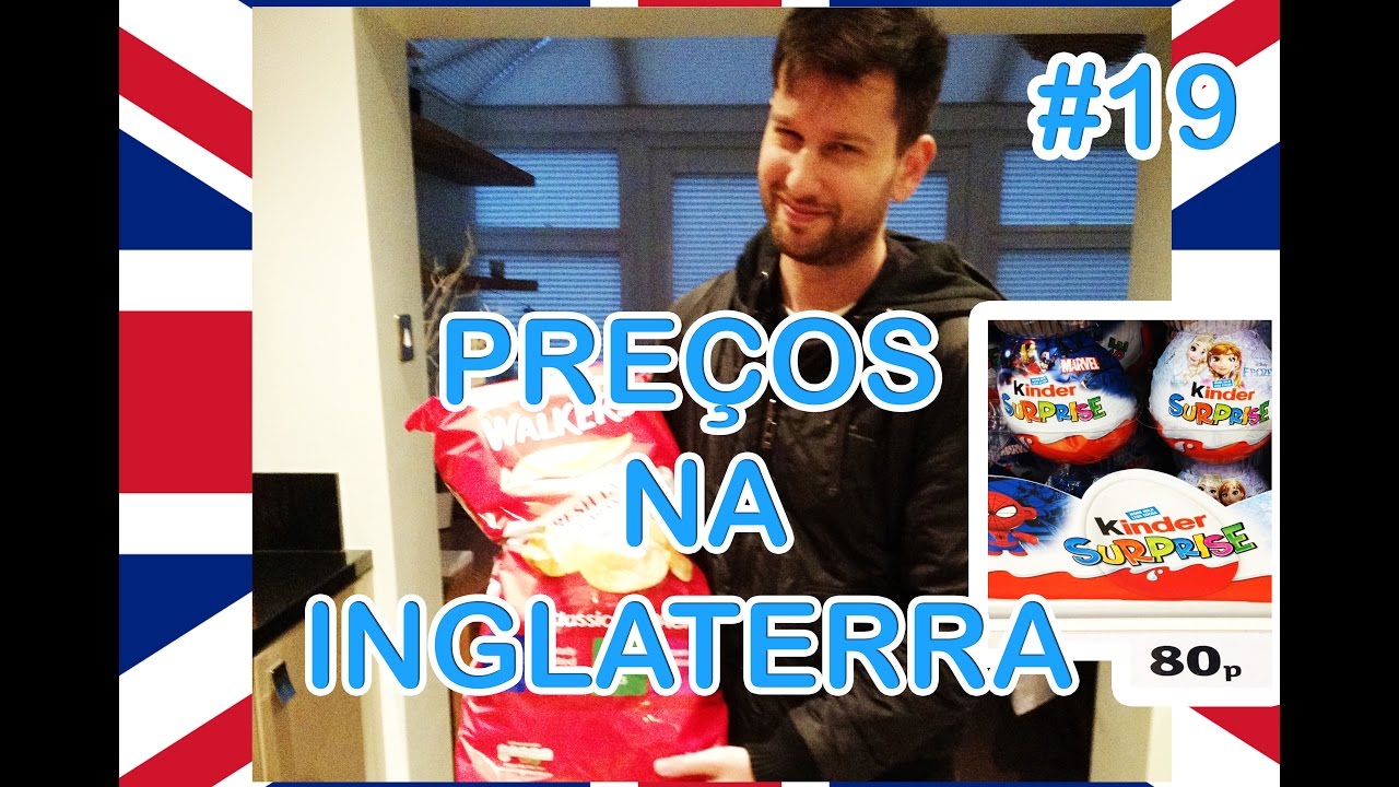 Tudo é muito barato na Inglaterra