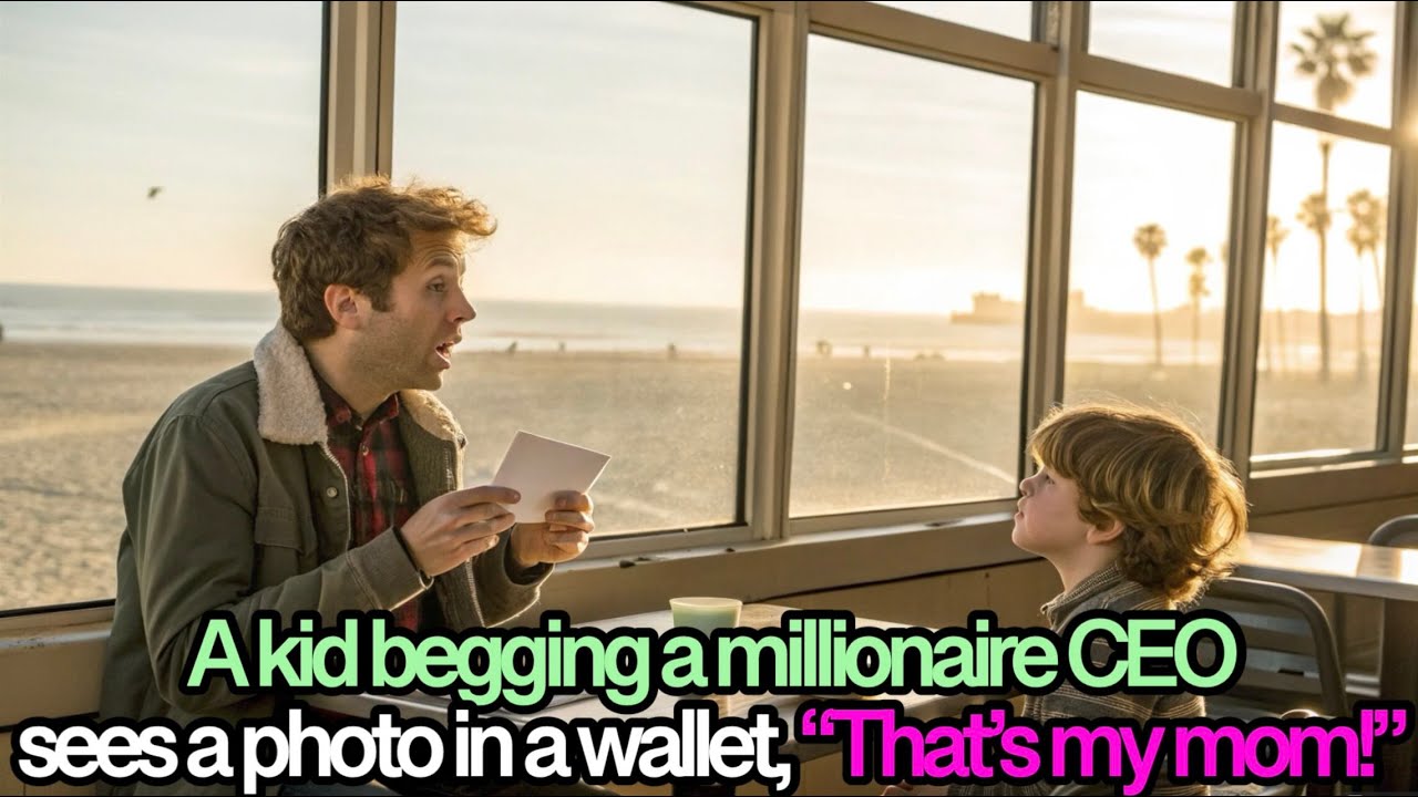 “Sir! That’s my mom!” a boy begging a rich CEO suddenly points to a photo in his wallet 