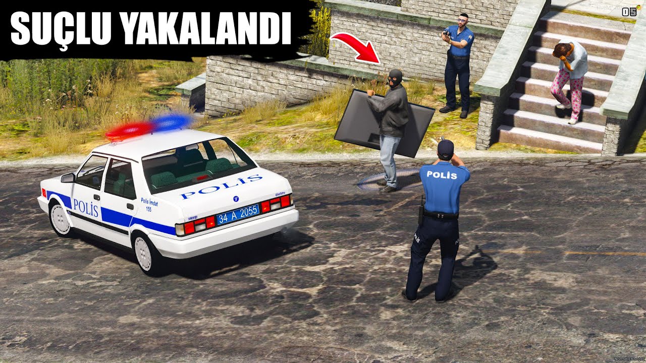 TOFAŞ POLİS ARABASI İLE HIRSIZI YAKALADIK !! GTA 5 MODS