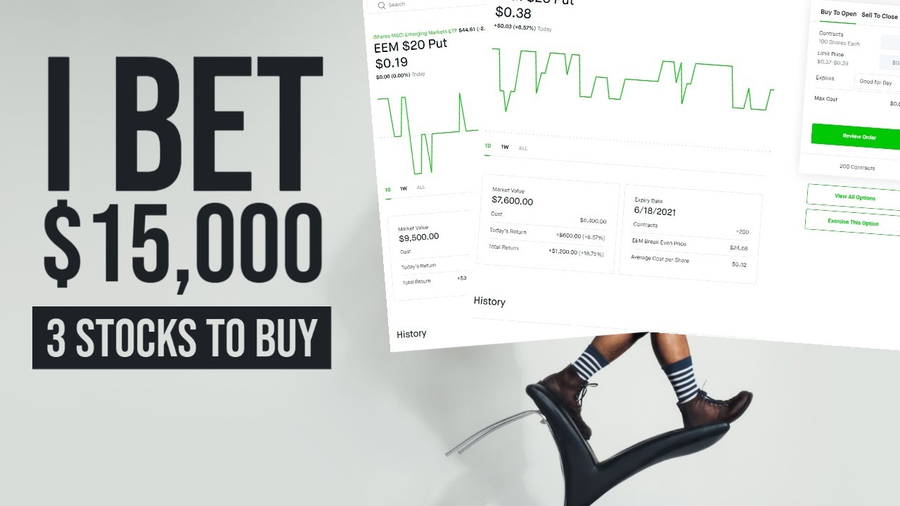 SEPTEMBER IS THE WORST MONTH FOR STOCKS! - My Watchlist - 3 STOCKS TO BUY NOW - GLD STOCK/EEM TRADE
