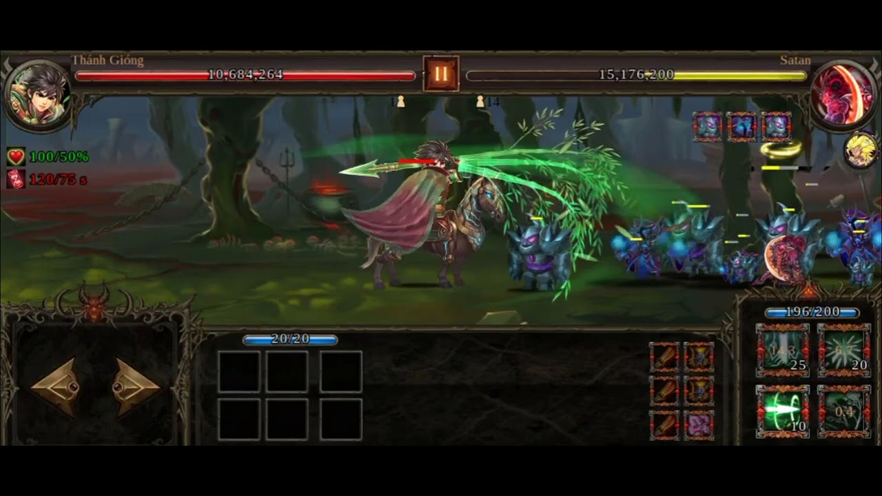dùng thánh gióng 80 vượt ải khó nhất game
