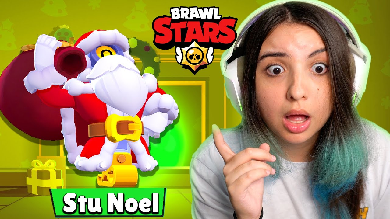 Ganhei NOVA SKIN SANTA STU e Novo Brawler no Brawl Stars🎅 e voc&ecirc; tamb&eacute;m pode ganhar...